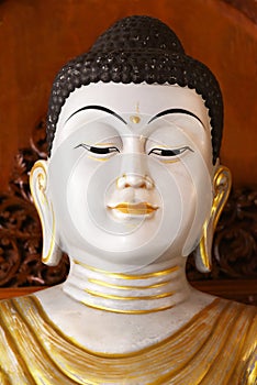 Buddha face.