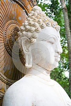 Buddha, face of budda statue