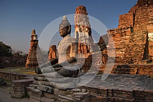 Buddha Facing Sunset