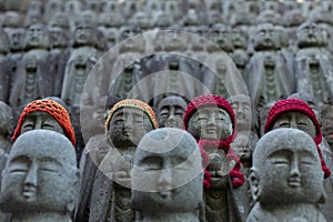 Buddha figures of Hase-Dera Temple in Kamakura, Japan
