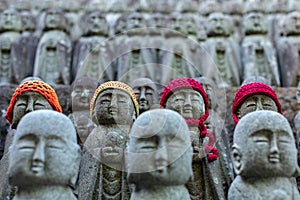 Buddha figures of Hase-Dera Temple in Kamakura, Japan