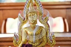 Buddha gold statue.