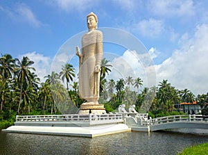 Buddha guarding against tsunamis sacred monument