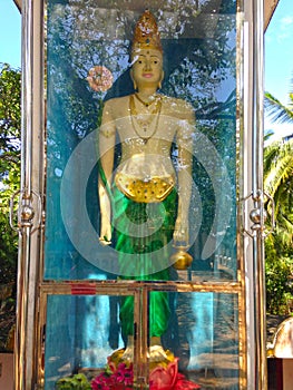 Buddha guarding against tsunamis sacred monument