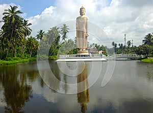 Buddha guarding against tsunamis sacred monument