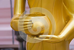 Buddha hand and alms bowl