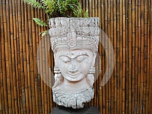 Buddha head statue close up. Image of buddha statue.