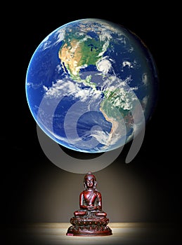 Buddha and holism photo