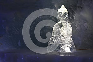 Buddha - ice sculpture