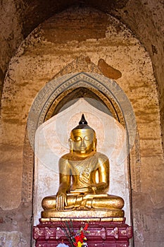 Buddha image , Bagan in Myanmar (Burmar)