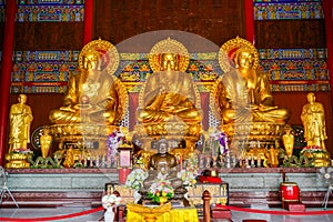 Buddha Image in Chinese Temple