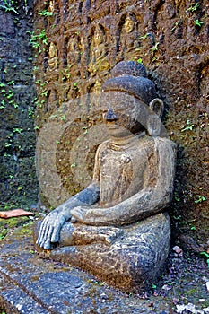 Buddha image at Koe-Thaung Temple, Mrauk U, Rakhine State, Myanmar