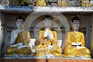 Buddha image statue Burma Style at Tai Ta Ya Monastery