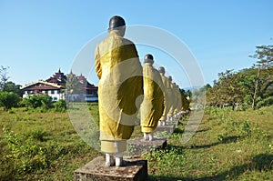 Obraz socha barma styl na klášter 