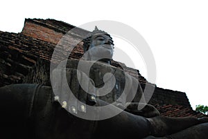 Buddha image in sukhothai historycal park