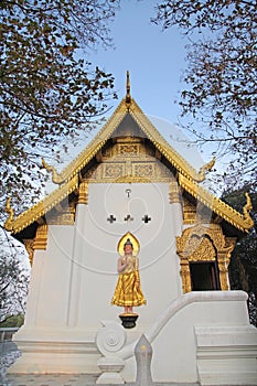 Buddha image and temple