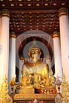Buddha image of a temple