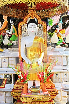 Buddha Image In Wat Phra That Doi Suthep, Chiang Mai, Thailand