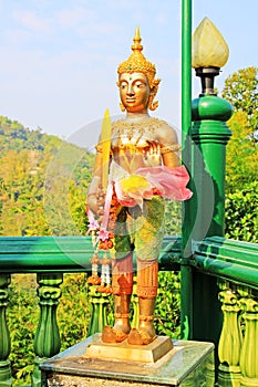 Buddha Image In Wat Phra That Doi Wao, Mae Sai, Thailand