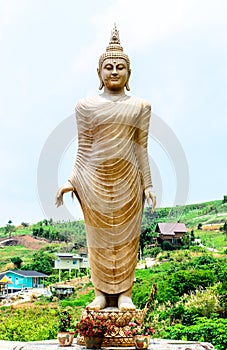 Buddha image at Wat Phra That Pha Kaew at Phetchabun Thailand photo
