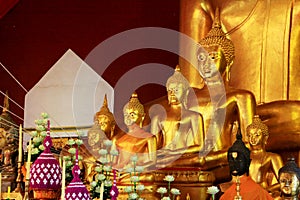 Buddha Image In Wat Phra Singh, Chiang Mai, Thailand