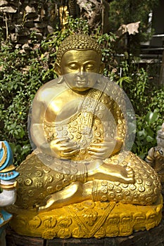 Buddha images worshiped in Thai temples