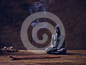Buddha joss stick Wood cymbal photo