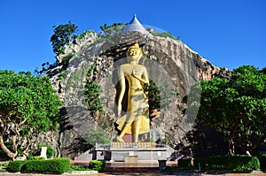 Buddha at Khao Ngoo rock park Ratchaburi, Thailand