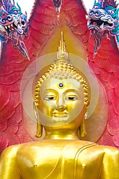 Buddha with king of naga 03