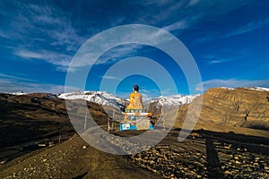 Buddha Landscape - Sunrise - Langza Village, Spiti Valley, Himachal Pradesh