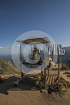 Buddha at Liitle Adams Peak, Ella, Sri Lanka