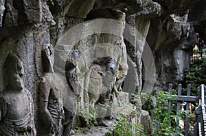 The buddha of Lingyin scenic area