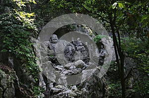 The buddha in Lingyin scenic area