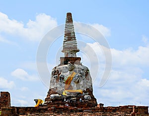 Buddha in a meadow,