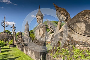Buddha Park, also known as Xieng Khuan, is a park full of bizarre and eccentric statues near Vientiane, Laos