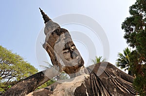 Buddha park in laos