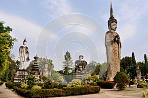 Buddha park in laos