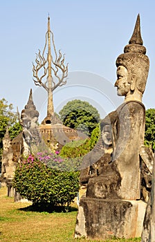 Buddha park in laos