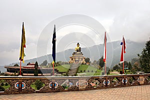 Buddha Park of Ravangla. Beautiful huge statue of Lord Buddha, at Rabangla, Sikkim, India. Gautam Buddha statue in the Buddha Park