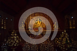 The Buddha, Phra Singha at Wat Phra Singh Woramahaviharn, Thailand