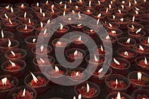 Buddha prayer candle light and peace
