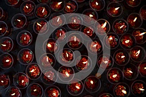 Buddha prayer candle light and peace