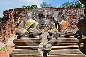 Buddha of Putthaisawan Temple Ayutthaya , Thailand