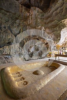 Inside the Tham Sang Cave in Vang Vieng