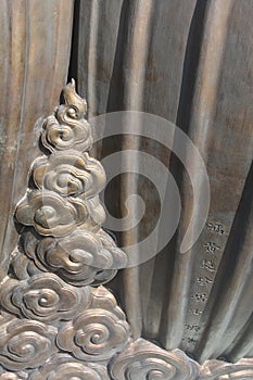 Buddha`s Statue Detail