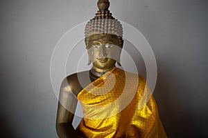 Buddha sculpture around Wat Phra That Sawi in Sawi District in Chumphon Province is an important temple of Sawi District ,