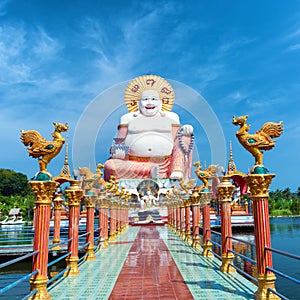 Buddha sculpture in koh Samui