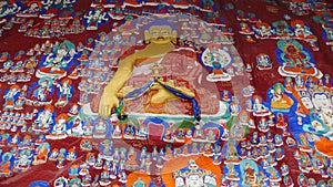 Buddha Sculpture in Lhasa