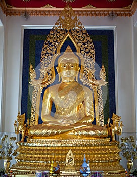 Buddha sculpture in Maha Chakri Phiphat Pagoda, Pattaya, Thailand