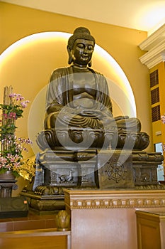 Buddha Sculpture Side View